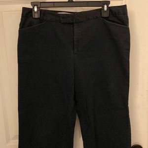 Old Navy copped casual pants size 10 blue stretchy